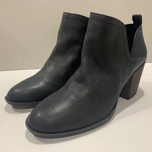 Lucky Brand Black Leather Ankle Boot Shoes – Size 8.5